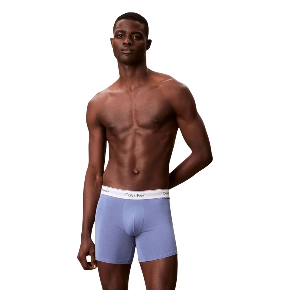 Blue Cotton Boxers