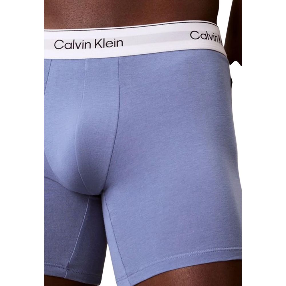 Blue Cotton Boxers
