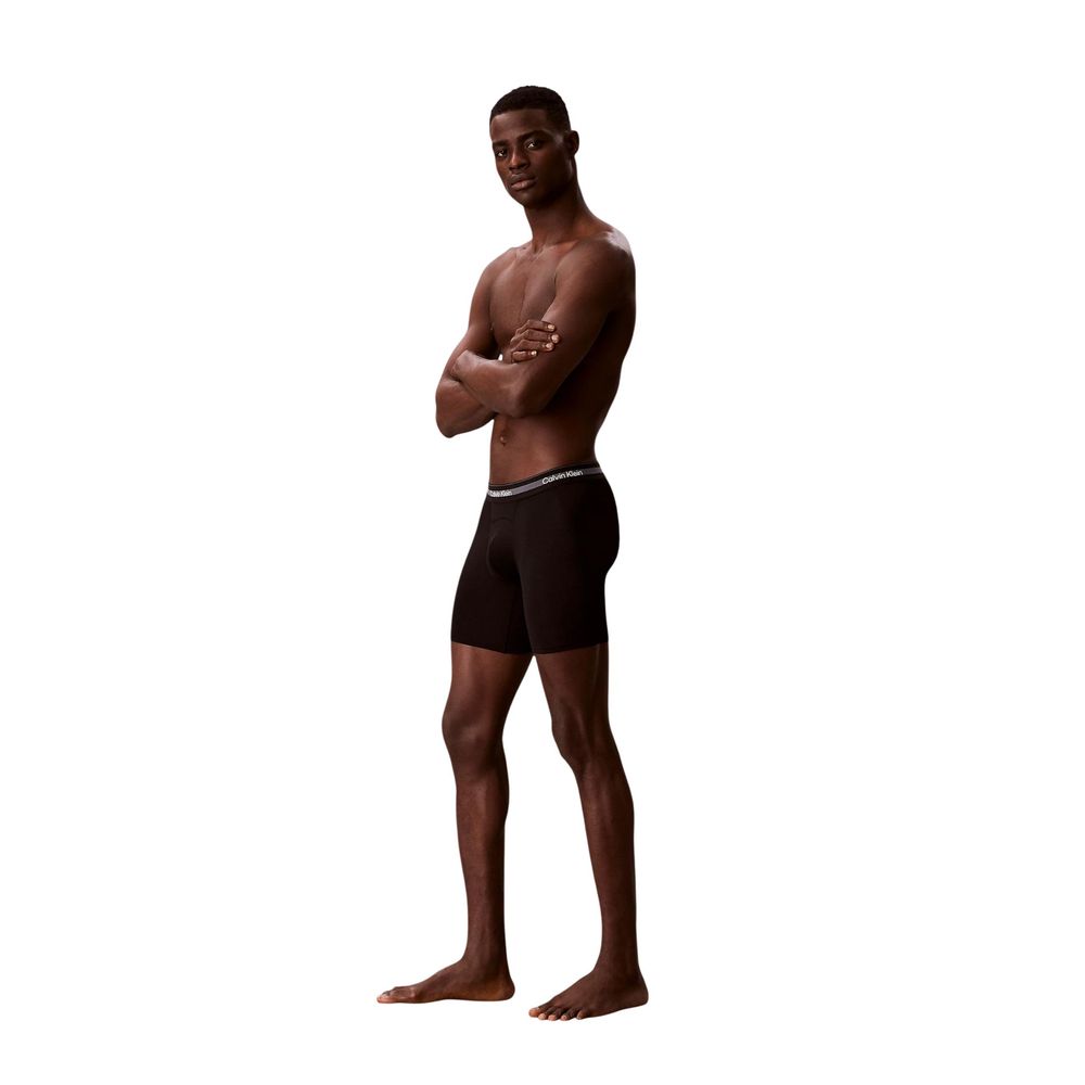 Black Recycled Polyester Boxers