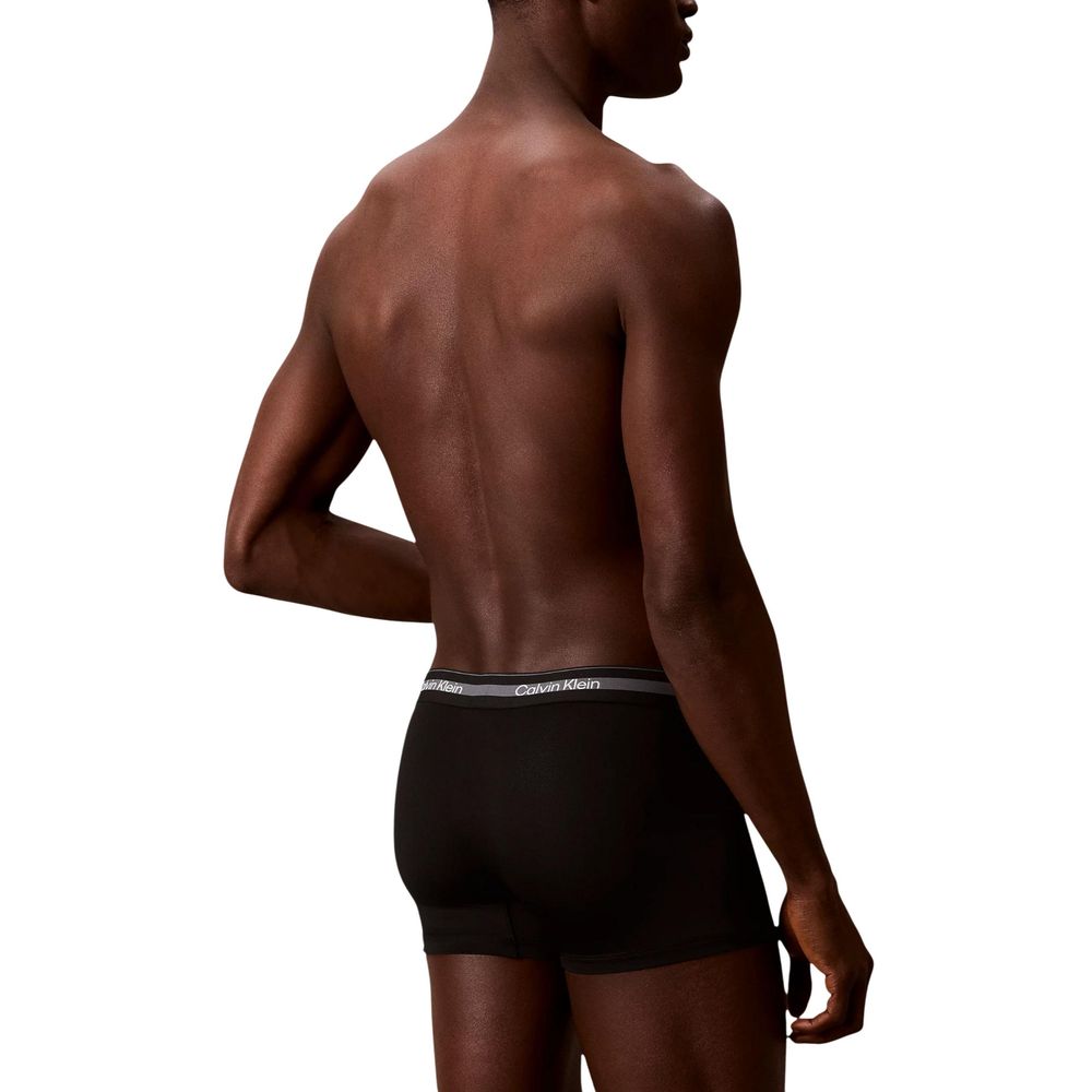Black Recycled Polyester Boxers