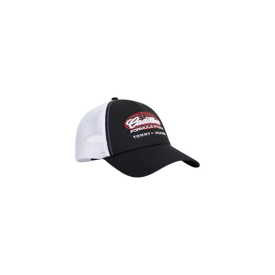 Black And White Organic Cotton Cap (Baseball Hat)