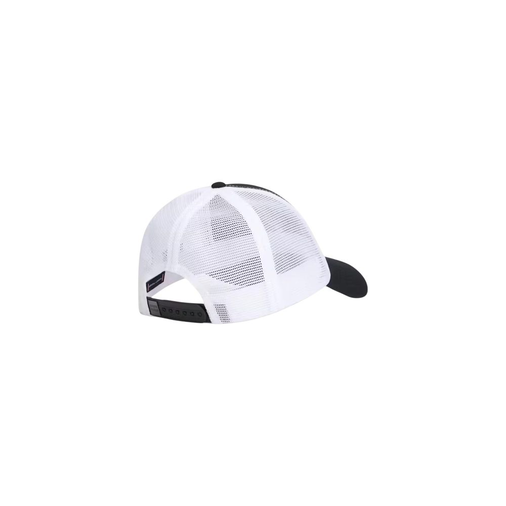 Black And White Organic Cotton Cap (Baseball Hat)