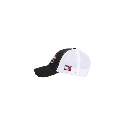 Black And White Organic Cotton Cap (Baseball Hat)