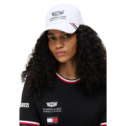 White Recycled Polyester Cap (Baseball Hat)