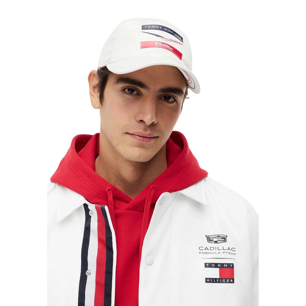 White Recycled Polyester Cap (Baseball Hat)