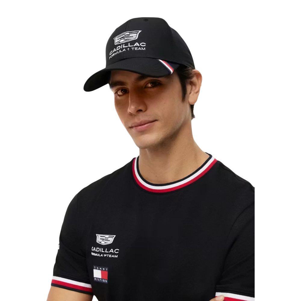 Black Recycled Polyester Cap (Baseball Hat)