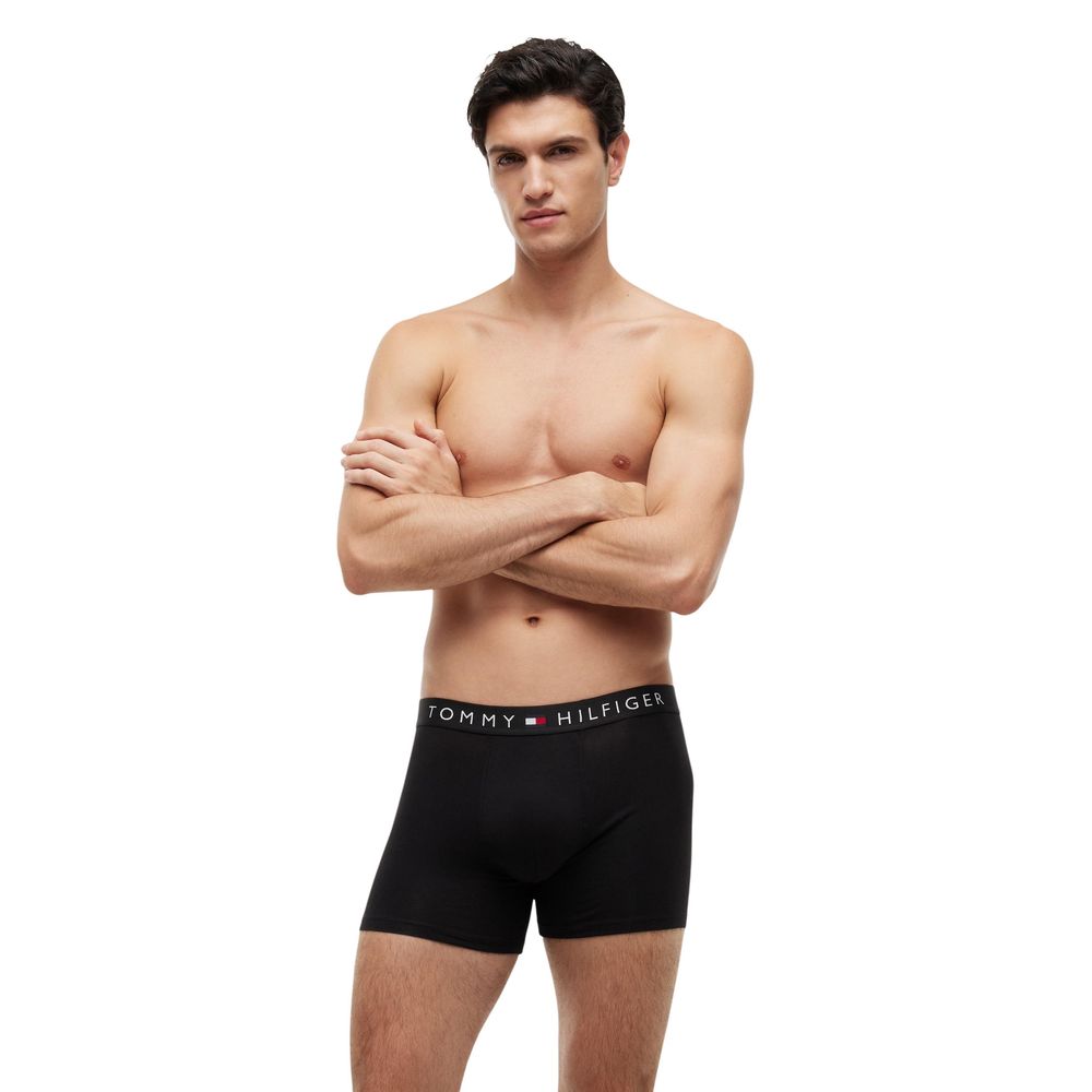 Black Recycled Cotton Boxers