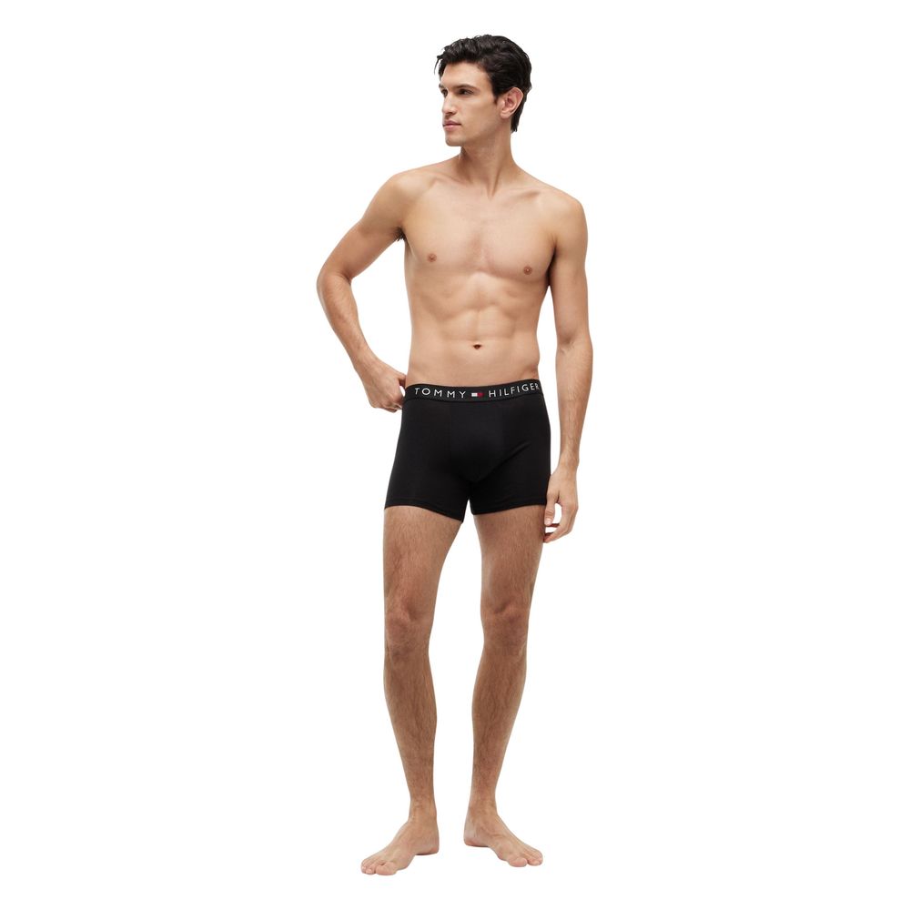 Black Recycled Cotton Boxers