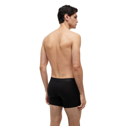 Black Recycled Cotton Boxers