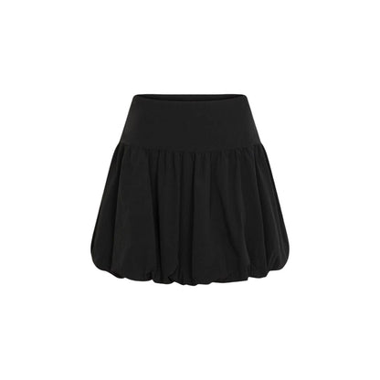 Black Recycled Polyamide Mini Skirt