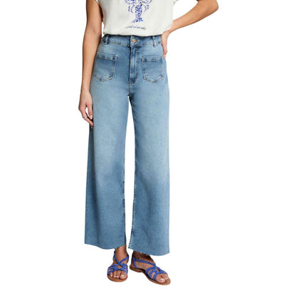 Blue Cotton Relaxed Fit Jeans