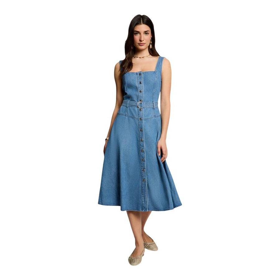 Light Blue Lyocell Long Dress