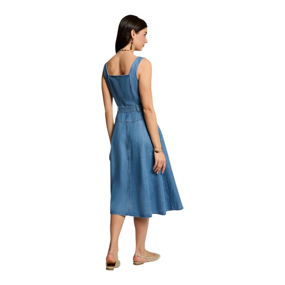Light Blue Lyocell Long Dress