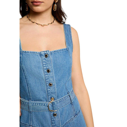 Light Blue Lyocell Long Dress