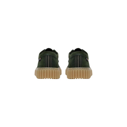 Bicolor Textile Low Top Sneakers