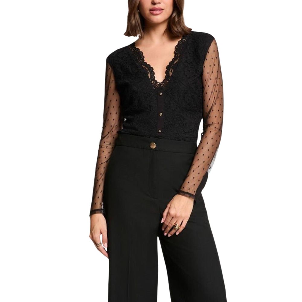 Black Polyamide Bodysuit