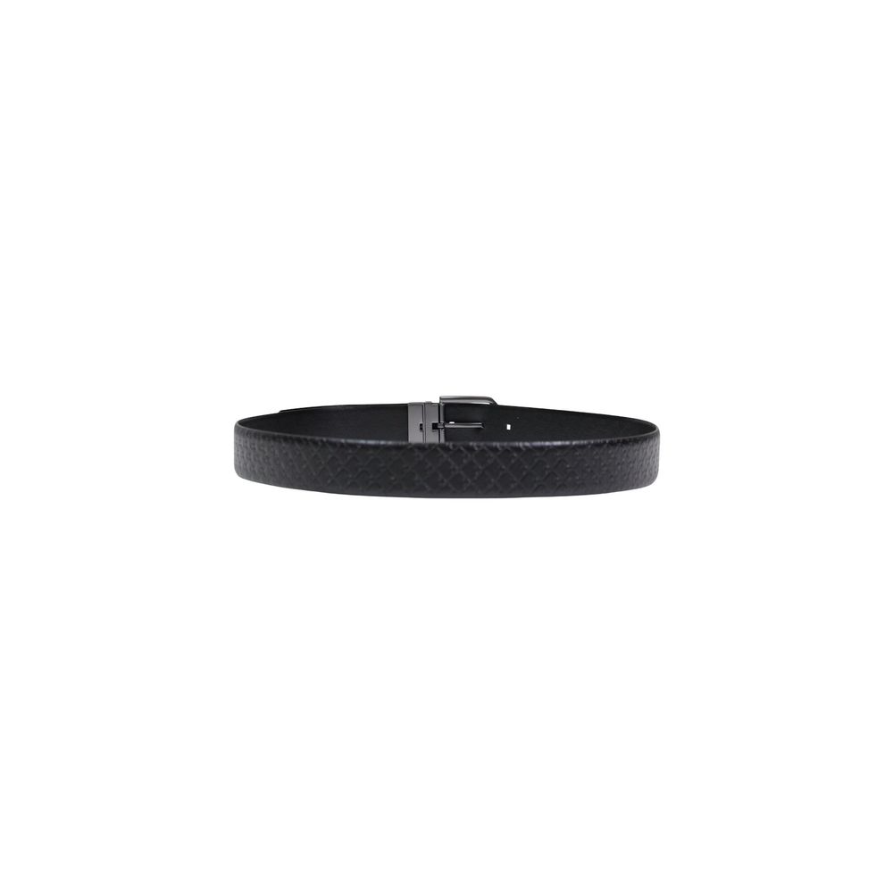 Bicolor Leather Regular Belt