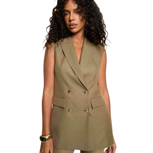 Green Recycled Polyester Waistcoat