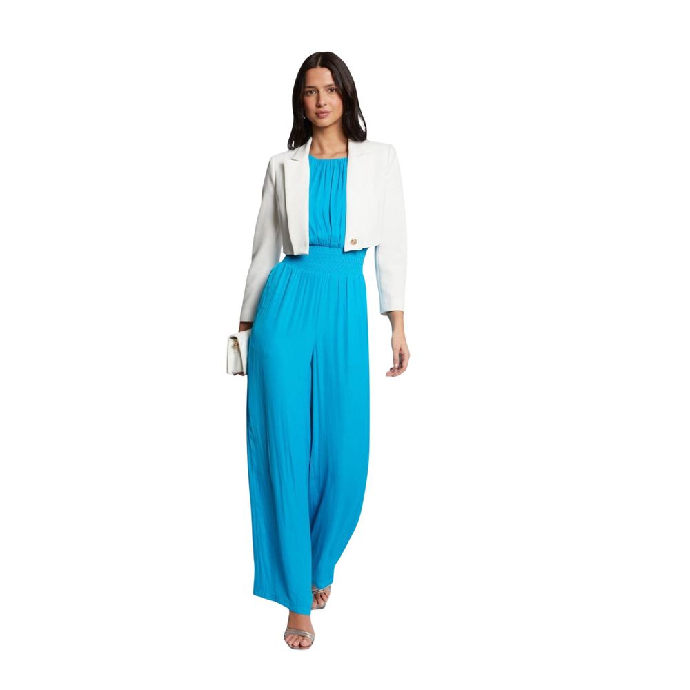 White Recycled Polyester Blazer