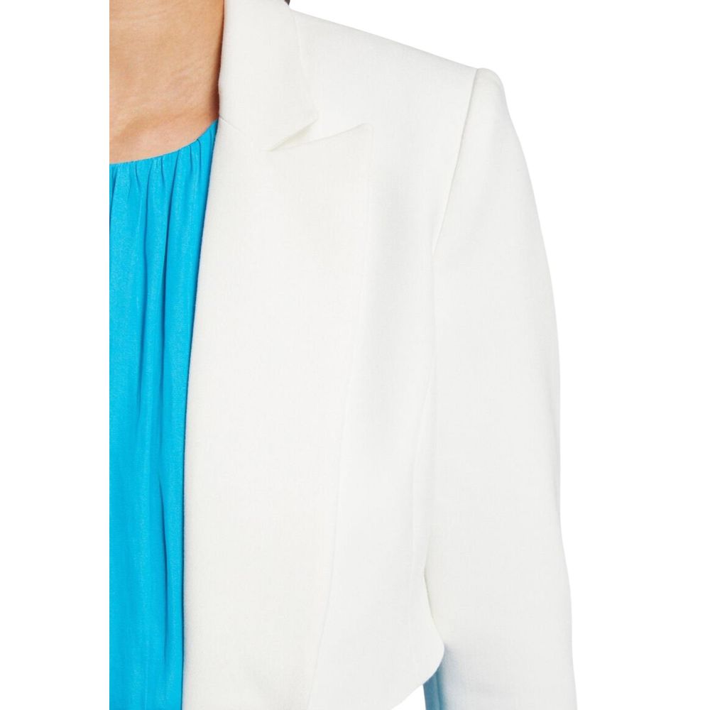 White Recycled Polyester Blazer