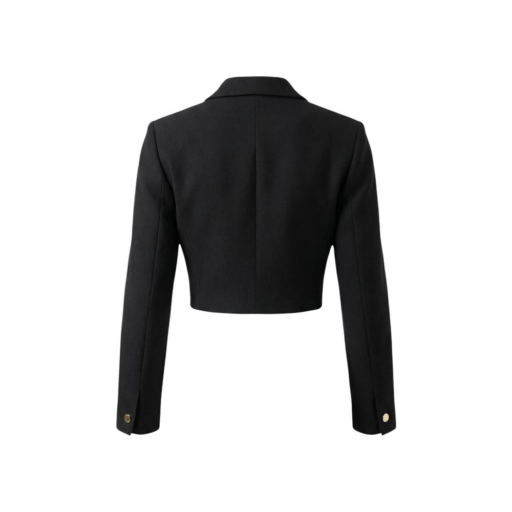 Black Recycled Polyester Blazer