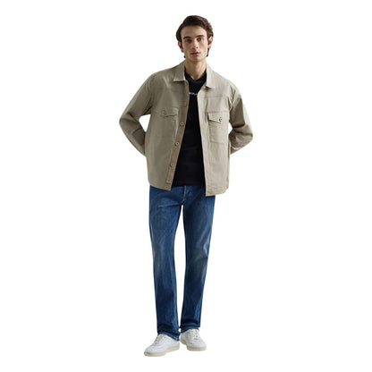 Blue Cotton Relaxed Fit Jeans