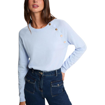 Blue Viscose Sweatshirt