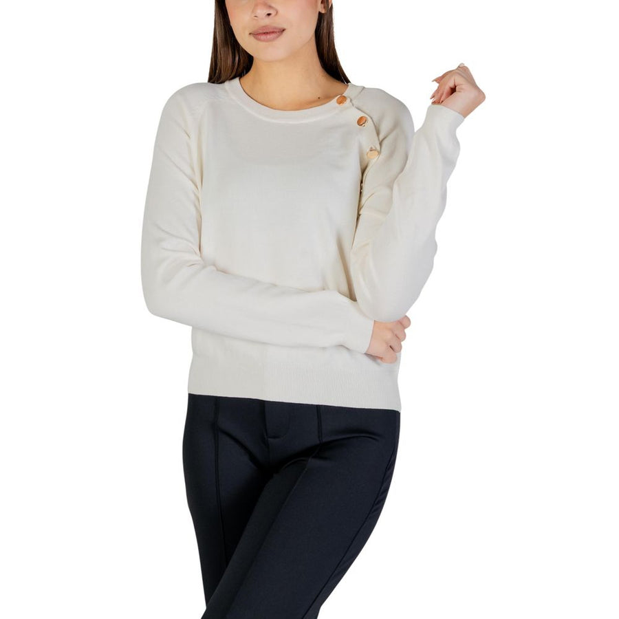 Beige Viscose Sweatshirt