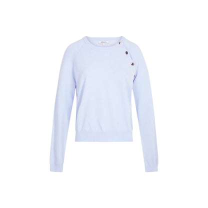 Blue Viscose Sweatshirt