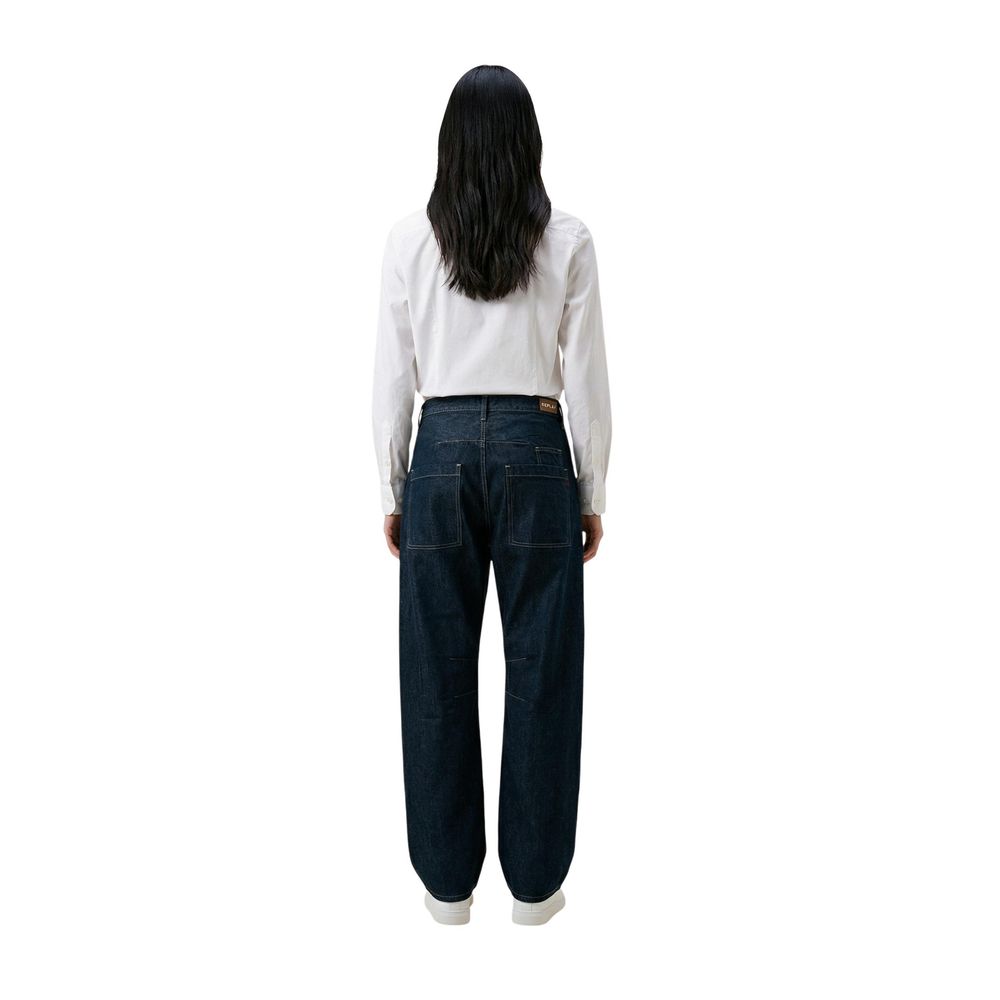 Blue Cotton Mom Jeans