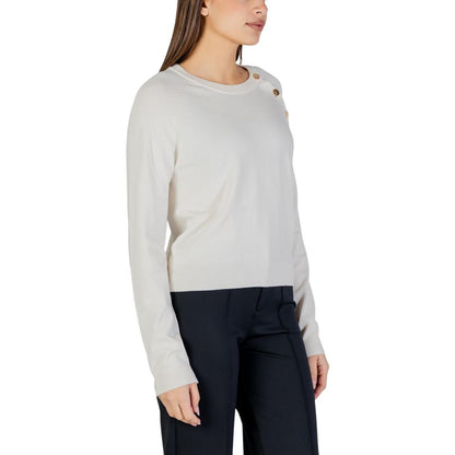 Beige Viscose Sweatshirt