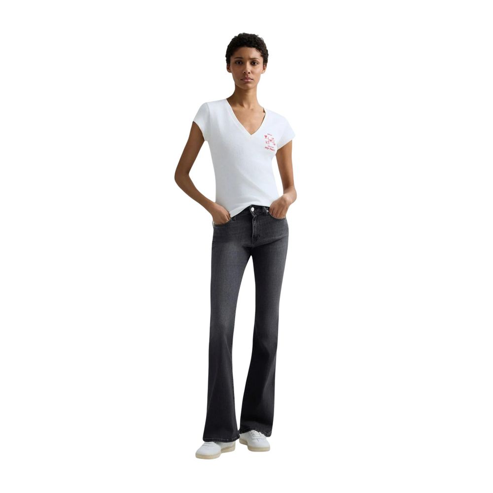 Black Cotton Relaxed Fit Jeans