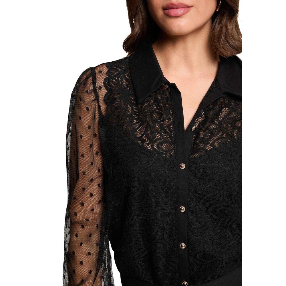Black Polyester Sweater