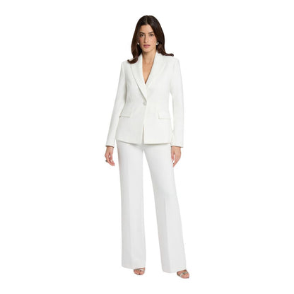 White Polyester Blazer