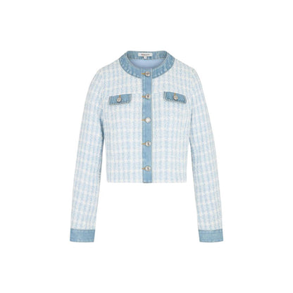 Blue Recycled Polyester Blazer