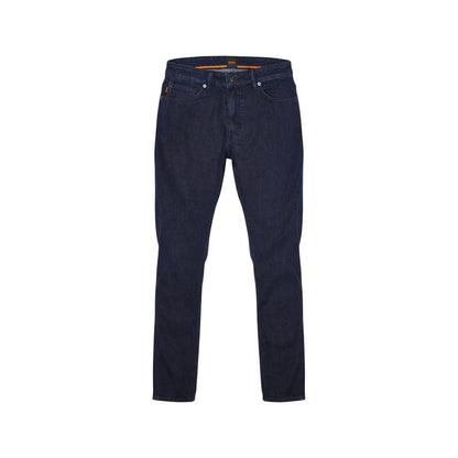 Blue Cotton Skinny Jeans