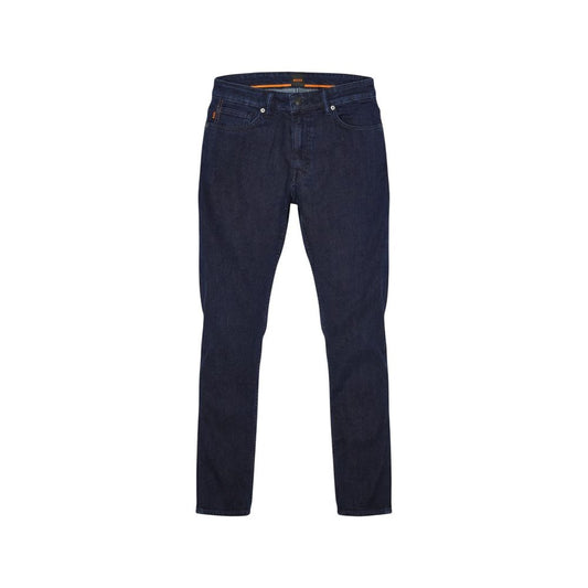 Blue Cotton Skinny Jeans