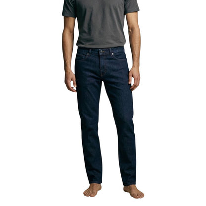 Blue Cotton Skinny Jeans