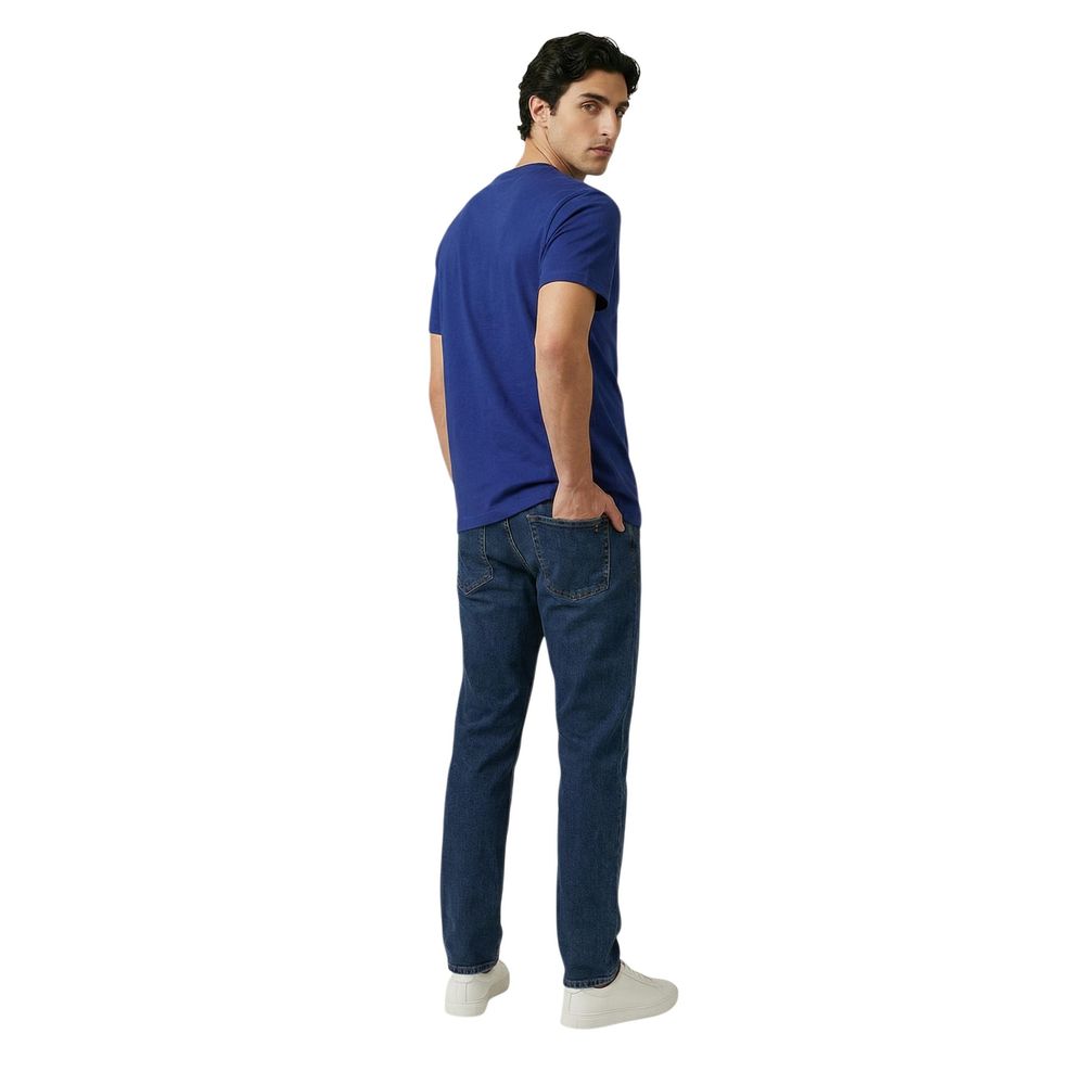 Blue Cotton T-Shirt