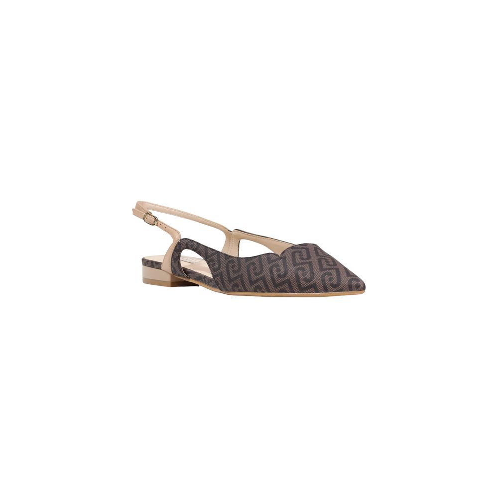 Brown Polyethylene Platform Pumps