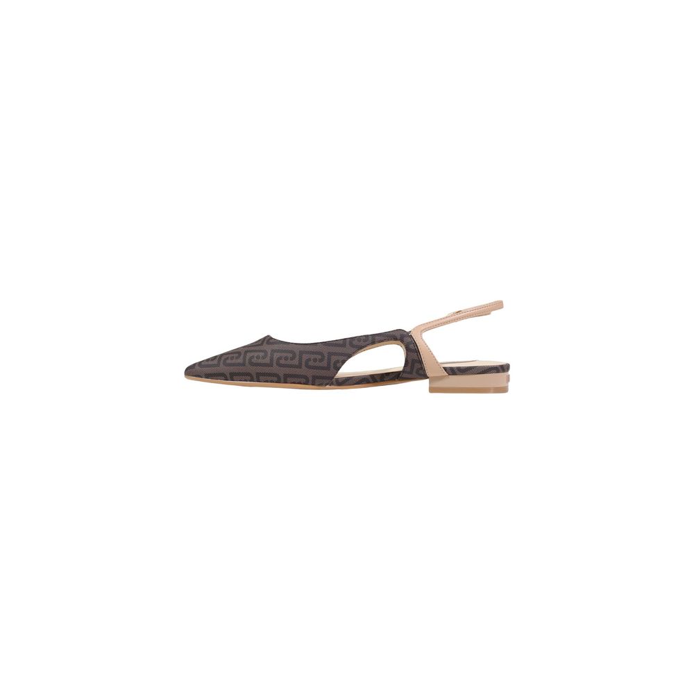 Brown Polyethylene Platform Pumps