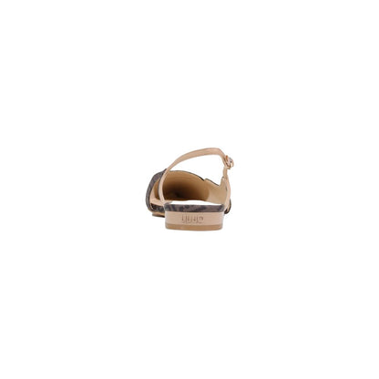 Brown Polyethylene Platform Pumps