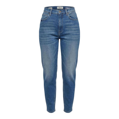 Blue Cotton Relaxed Fit Jeans