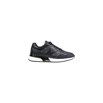 Gray Leather Athletic Sneakers