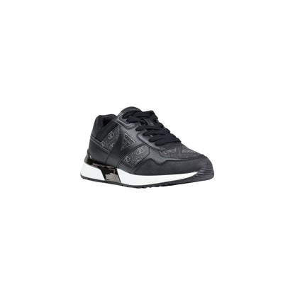 Gray Leather Athletic Sneakers