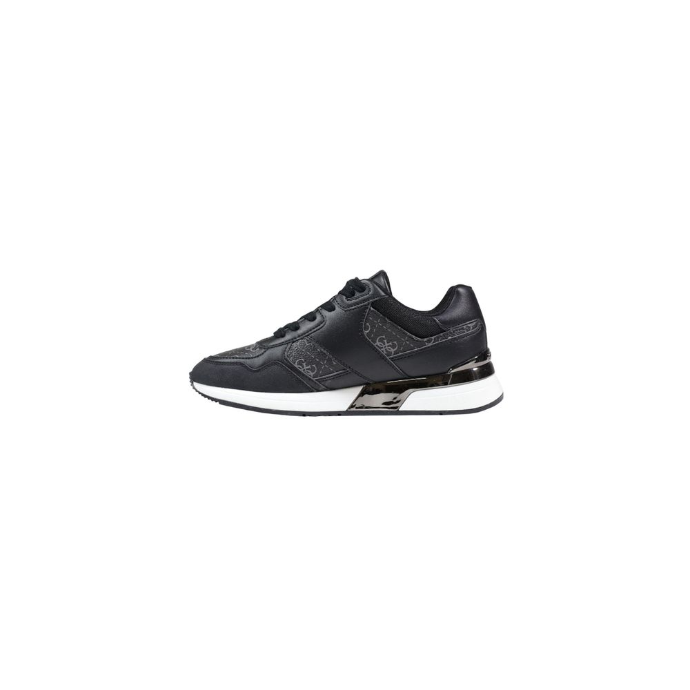 Gray Leather Athletic Sneakers