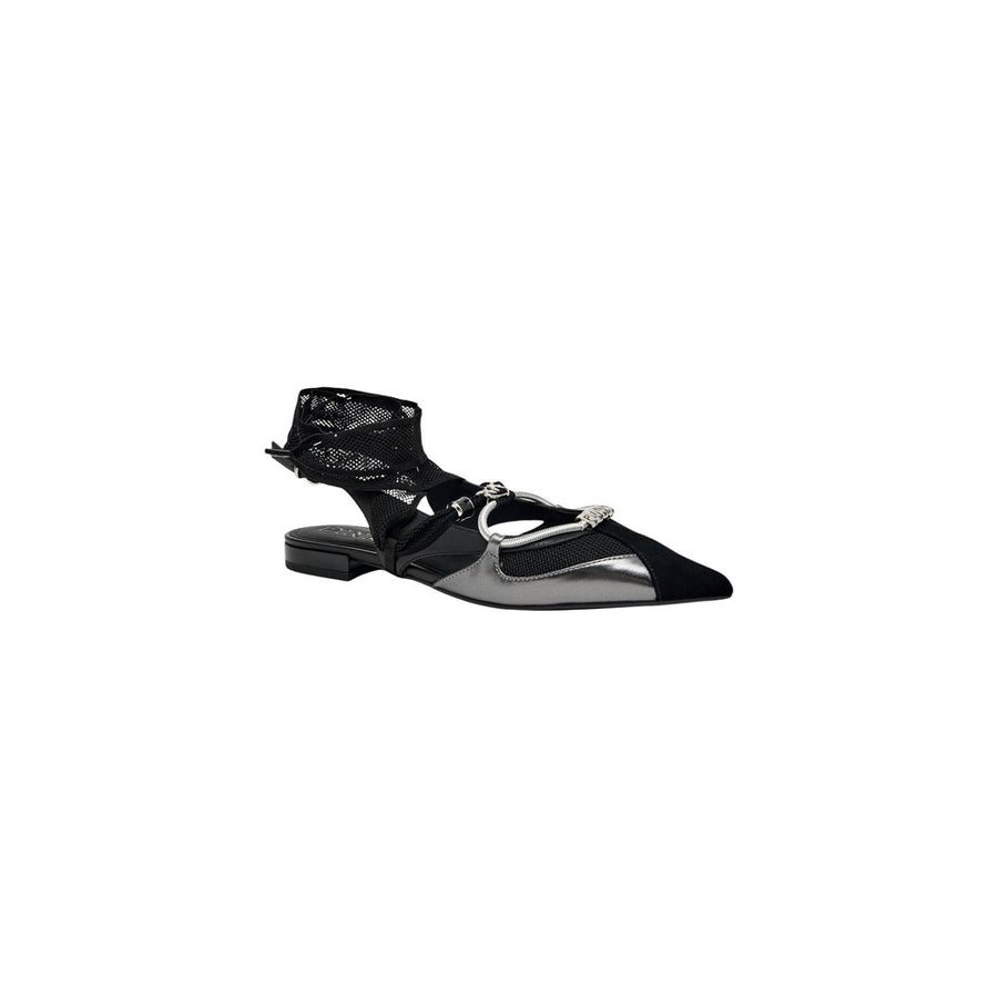 Black Leather Ballet Flats