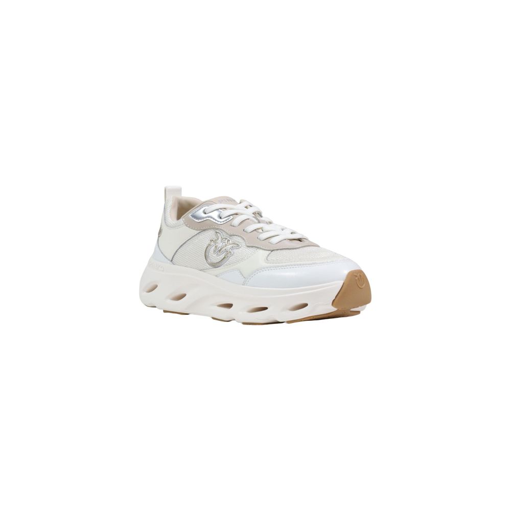 White Leather Chunky Sneakers