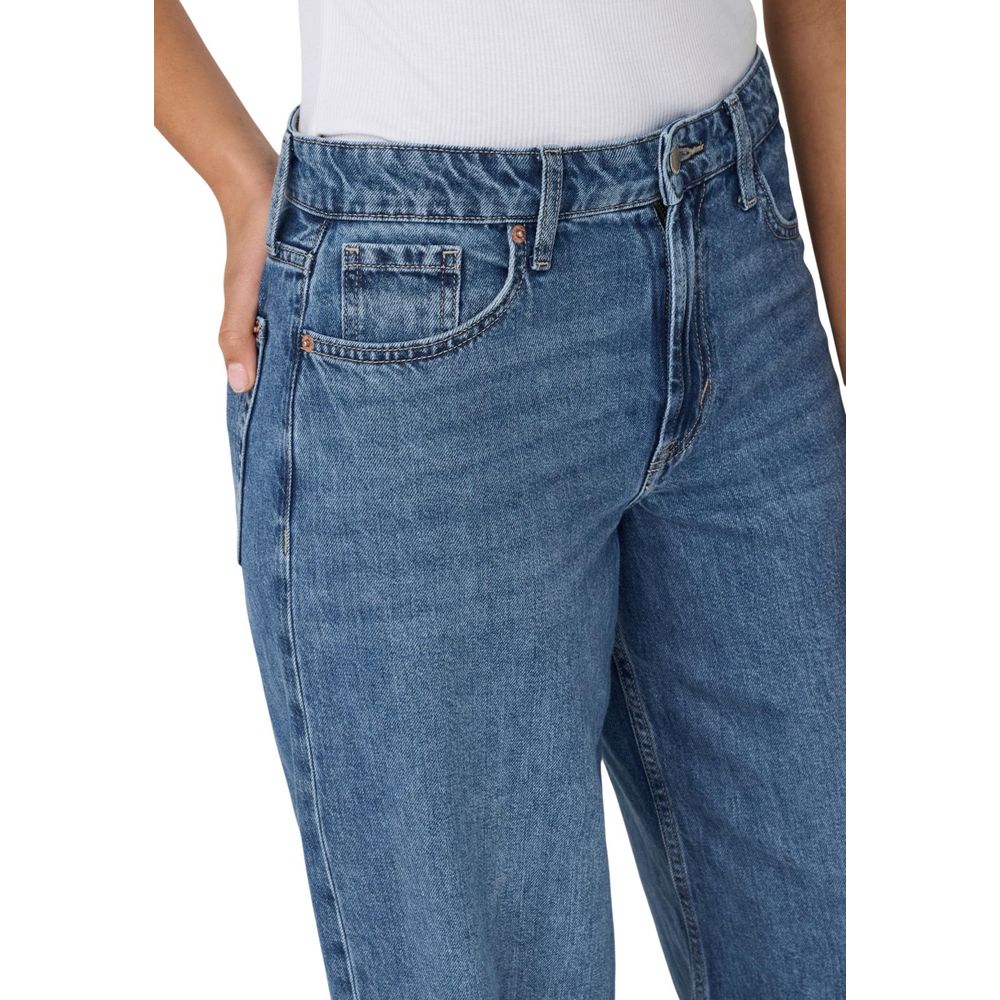 Blue Cotton Relaxed Fit Jeans