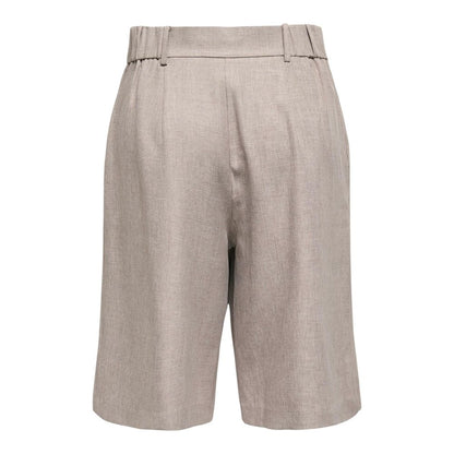 Gray Recycled Polyester Bermuda Shorts